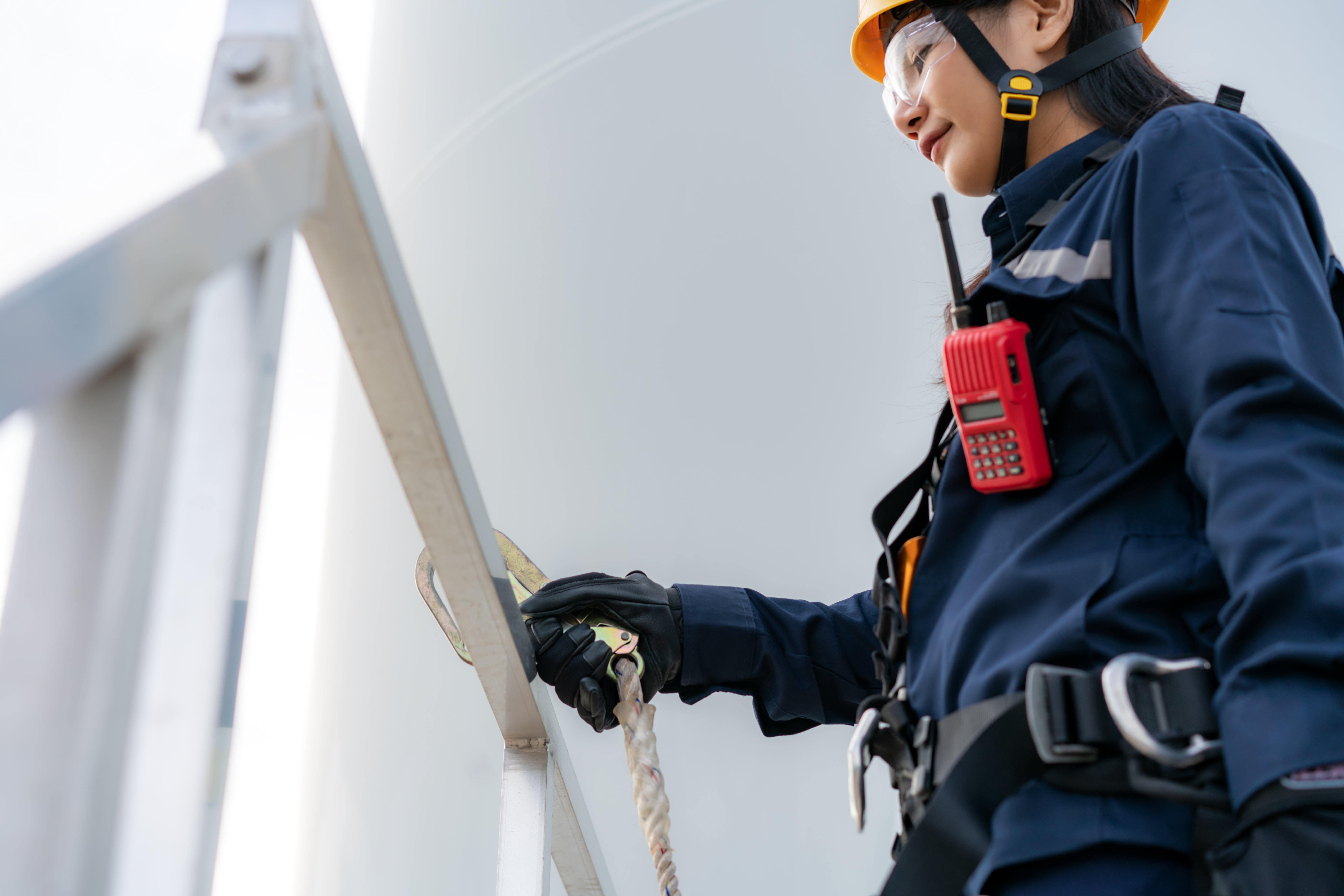 renewable energy construction worker